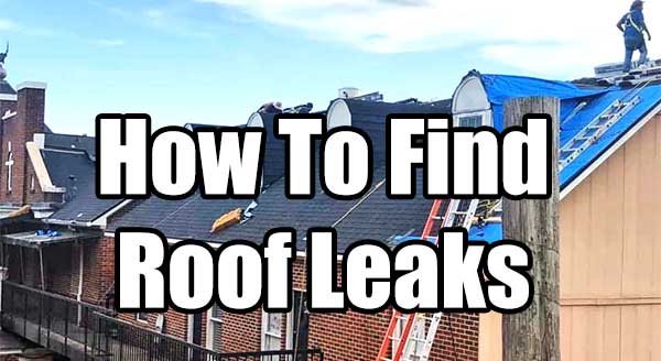 find leaky roof